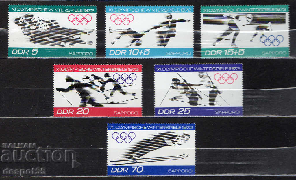 1971. RDG. Jocurile Olimpice de Iarna - Sapporo '72, Japonia