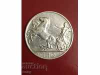 Italy 10 pounds 1927 Rare option!