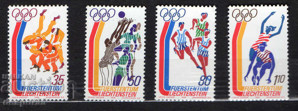 1976. Liechtenstein. Jocurile Olimpice - Montreal, Canada.