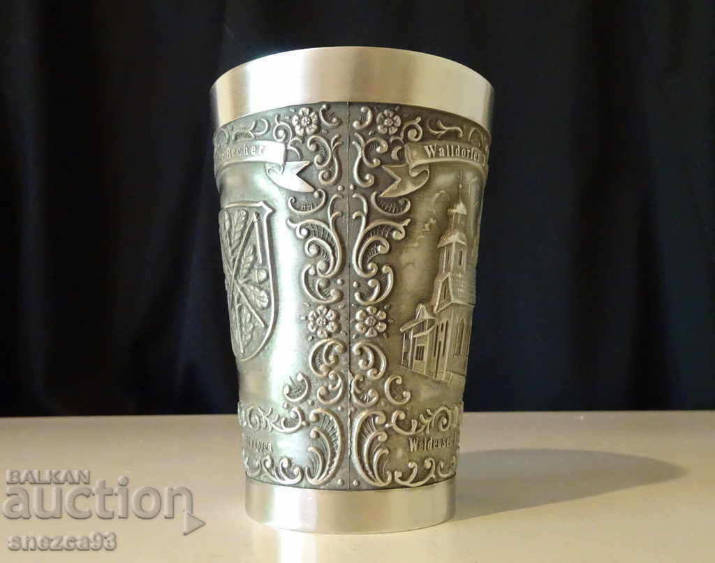 Delivery of Engraved pewter wine goblet Delivery of Engraved pewter wine goblet