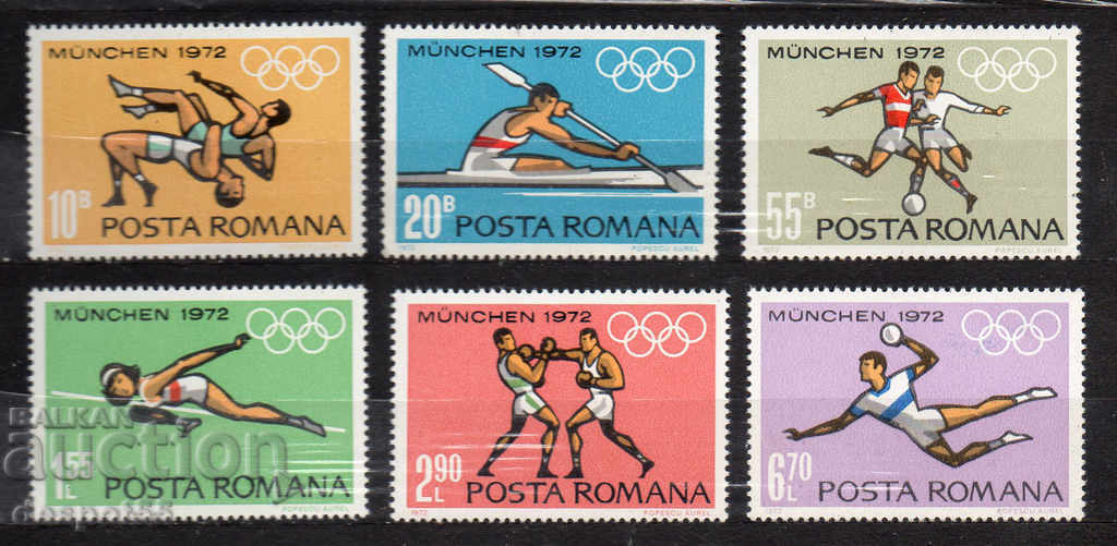 1972. Romania. Olympic Games, Munich'72.