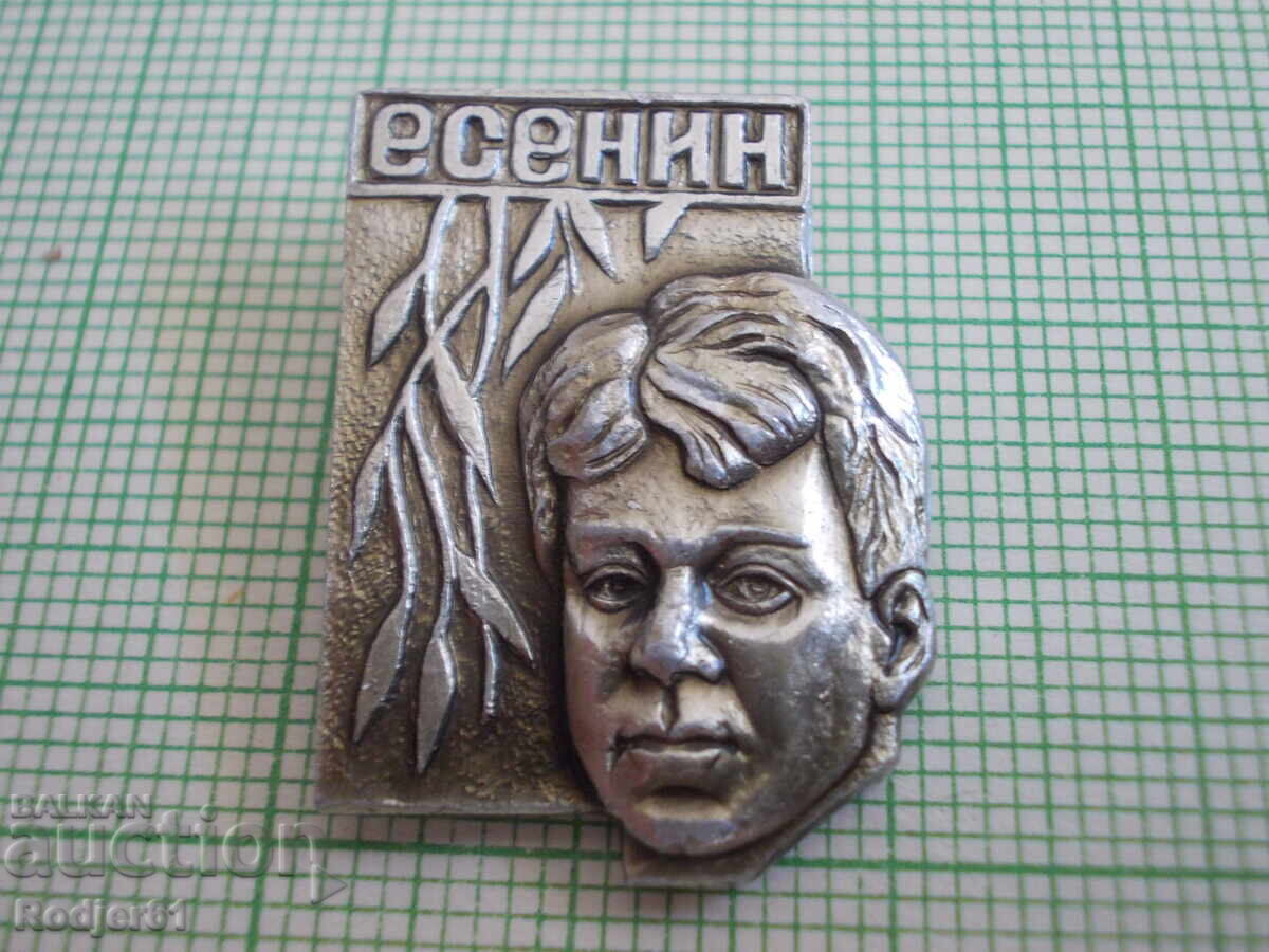 значки - личности Есенин - 5 значки - личности Есенин - 5