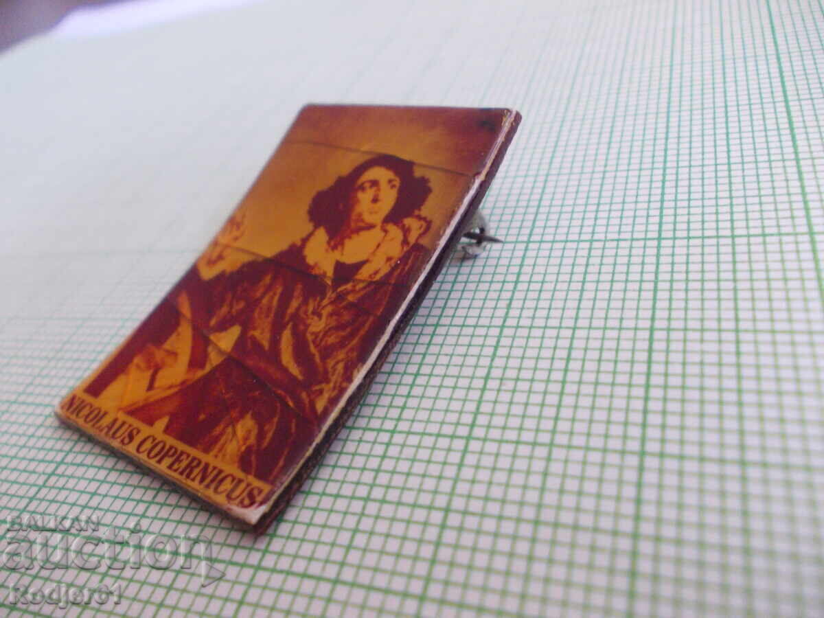Auction  badges - personalities Nicolaus Copernicus