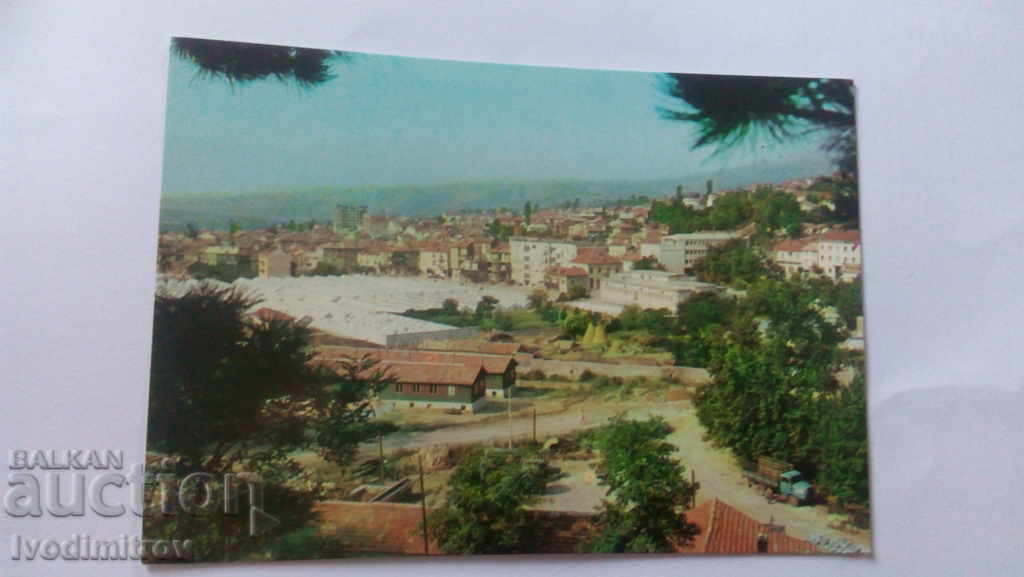 Пощенска картичка Сандански Общ изглед