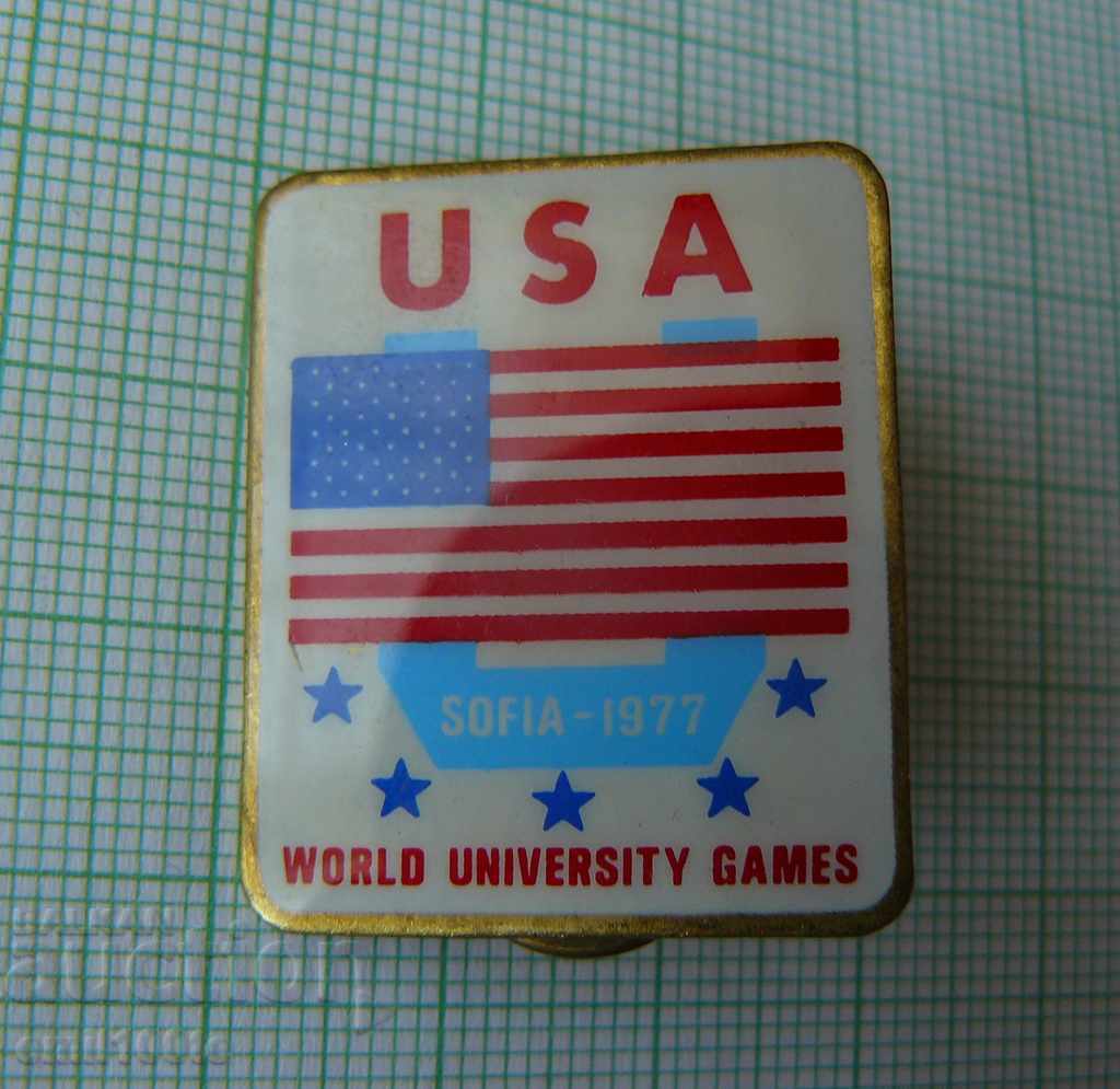 Σήμα - Η ομάδα των Ηνωμένων Πολιτειών για το Πανεπιστήμιο Σόφια του 1977