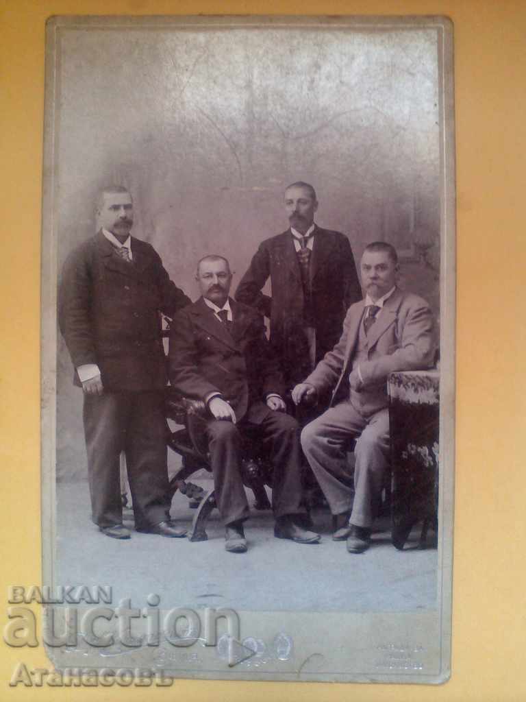 Фотография Снимка картон Димитър Карастоянов 1897 г.