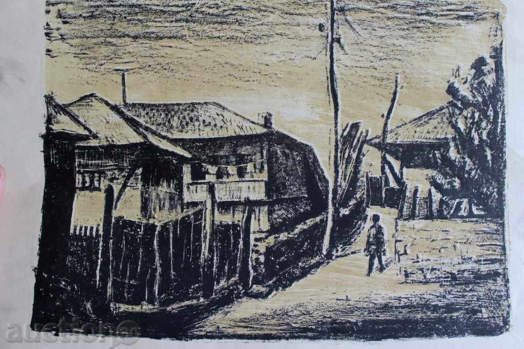 . PICTURE SUMMER LITHOGRAPHY LINEAR CUTTER GRAPHIC DRAWING PICTURE with price 55.00 BGN | € 28.12 . PICTURE SUMMER LITHOGRAPHY LINEAR CUTTER GRAPHIC DRAWING PICTURE with price 55.00 BGN | € 28.12