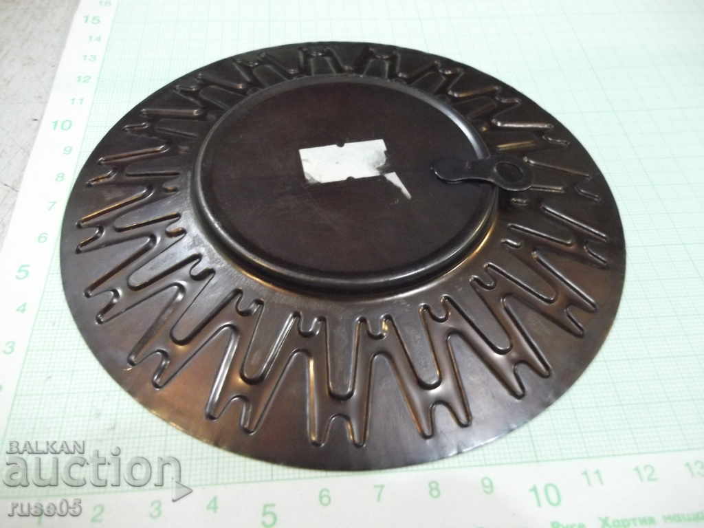 Аукцион Пано "КЛАДОВО" кръгло медно за стена - 76 гр. Аукцион Пано "КЛАДОВО" кръгло медно за стена - 76 гр.