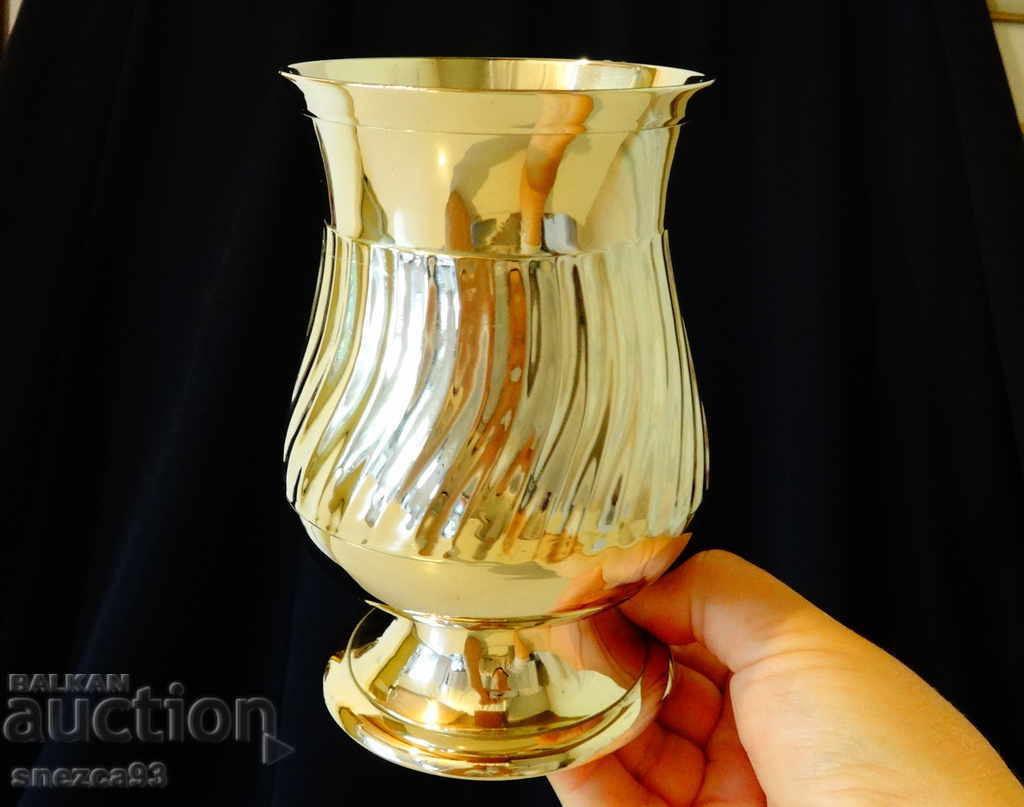 Imperial bronze goblet, mug 500 ml., relief - 6 Imperial bronze goblet, mug 500 ml., relief - 6