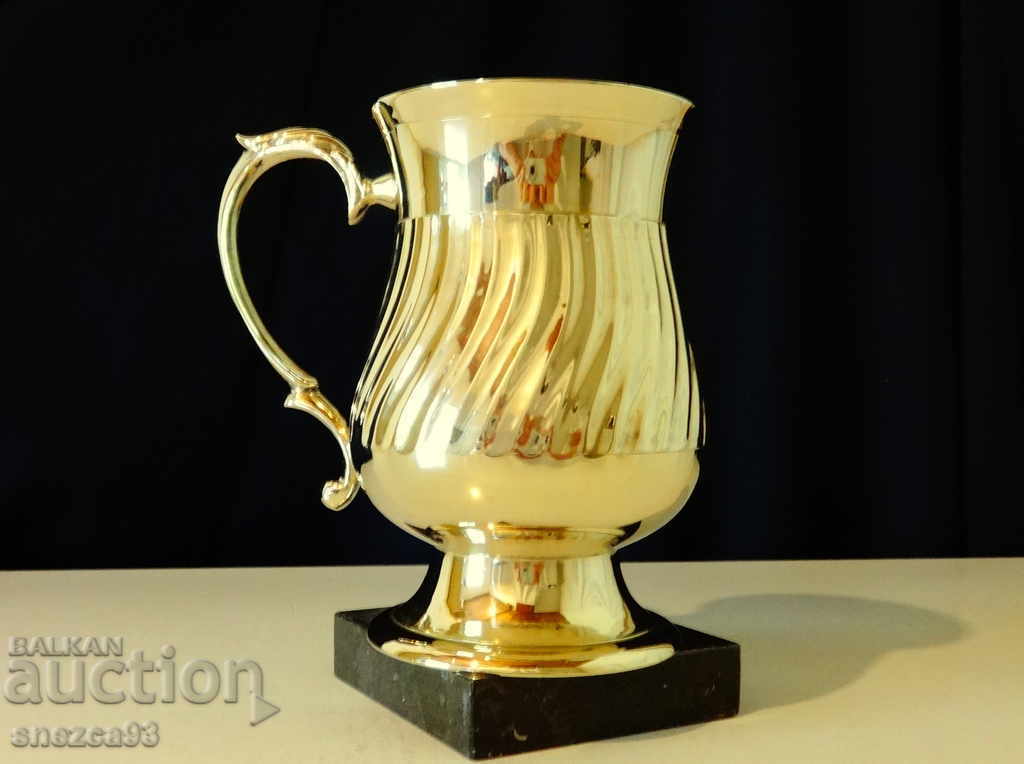 Imperial bronze goblet, mug 500 ml., relief Imperial bronze goblet, mug 500 ml., relief