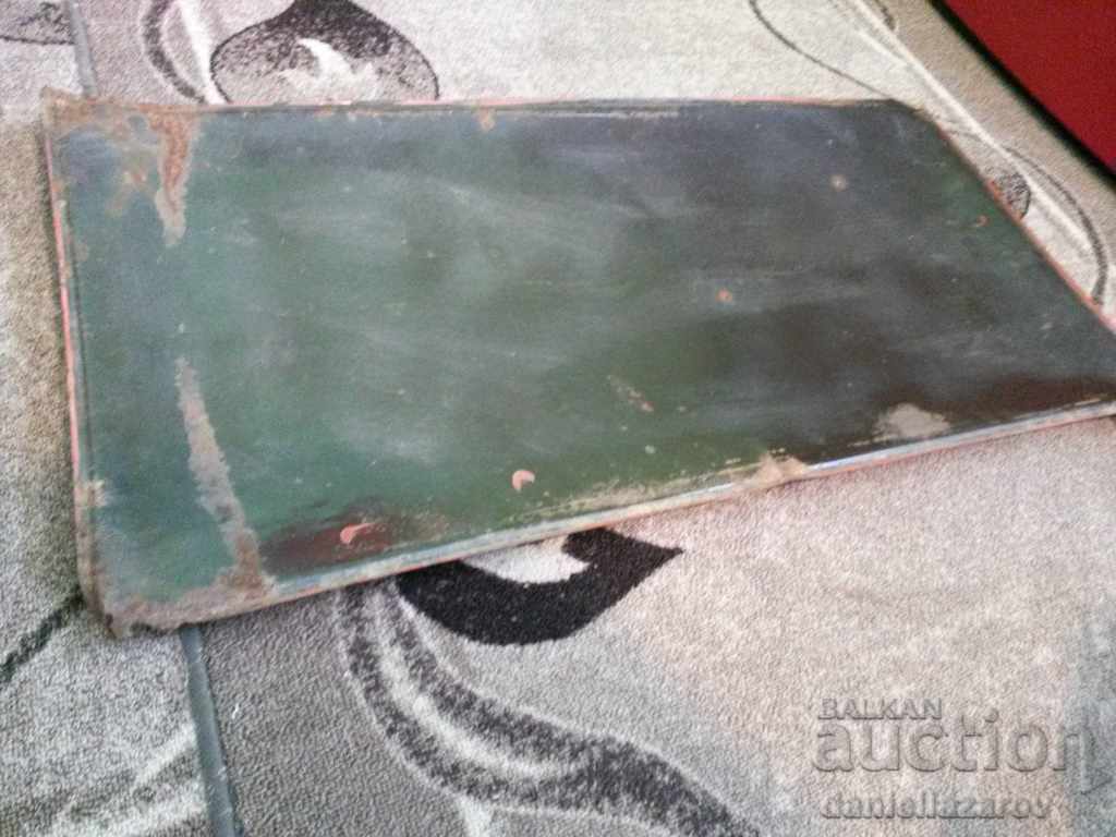Auction  Huge Old Rare Enamel Plate