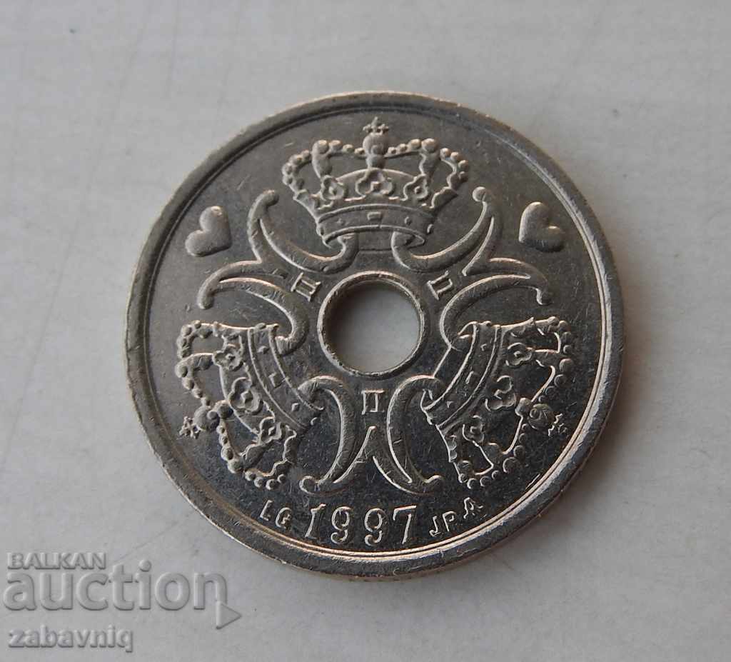 Moneda unică 2 Kronas 1997 DANEMARCA cu preț € 0.51 | 1.00 BGN Moneda unică 2 Kronas 1997 DANEMARCA cu preț € 0.51 | 1.00 BGN