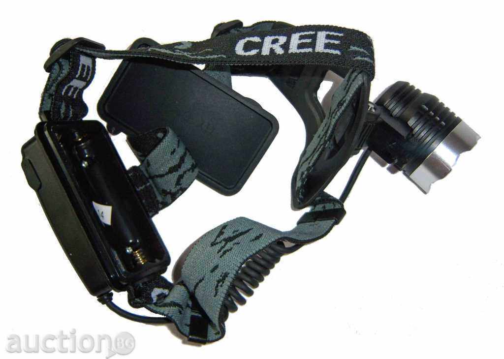 Wheelbase headlamp, 2 in 1, T6 CREE