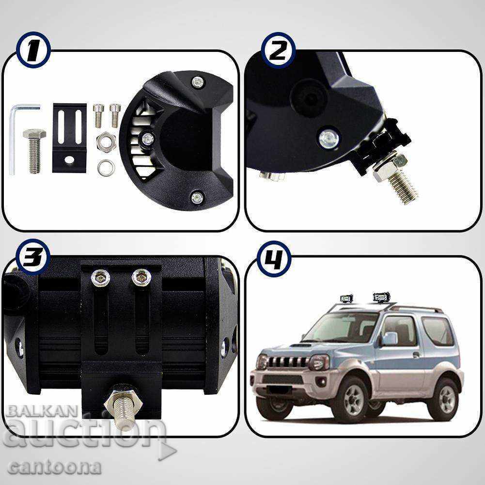 Auction Super Bright White LED Lamp for Truck, Jeep - 72 W, IP68 Auction Super Bright White LED Lamp for Truck, Jeep - 72 W, IP68