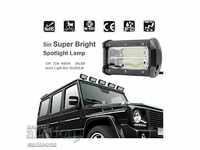 Super Bright White LED Lamp for Truck, Jeep - 72 W, IP68
