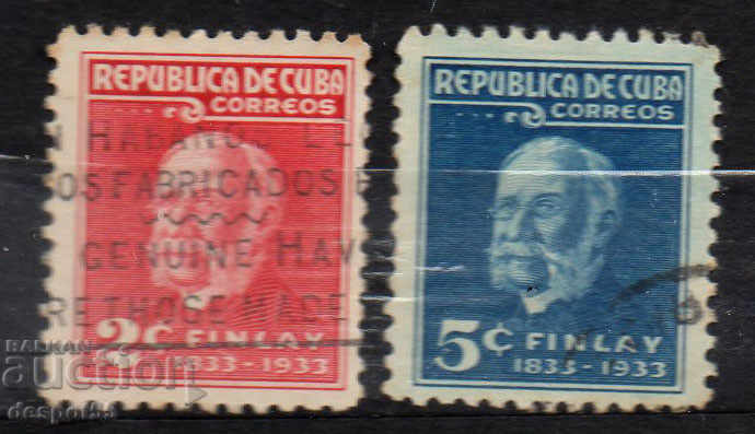 1934. Куба. C. J. Finlay - Изследовател на жълтата треска.