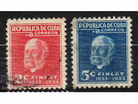 1934. Cuba. C. J. Finlay - Cercetator al febrei galbene.