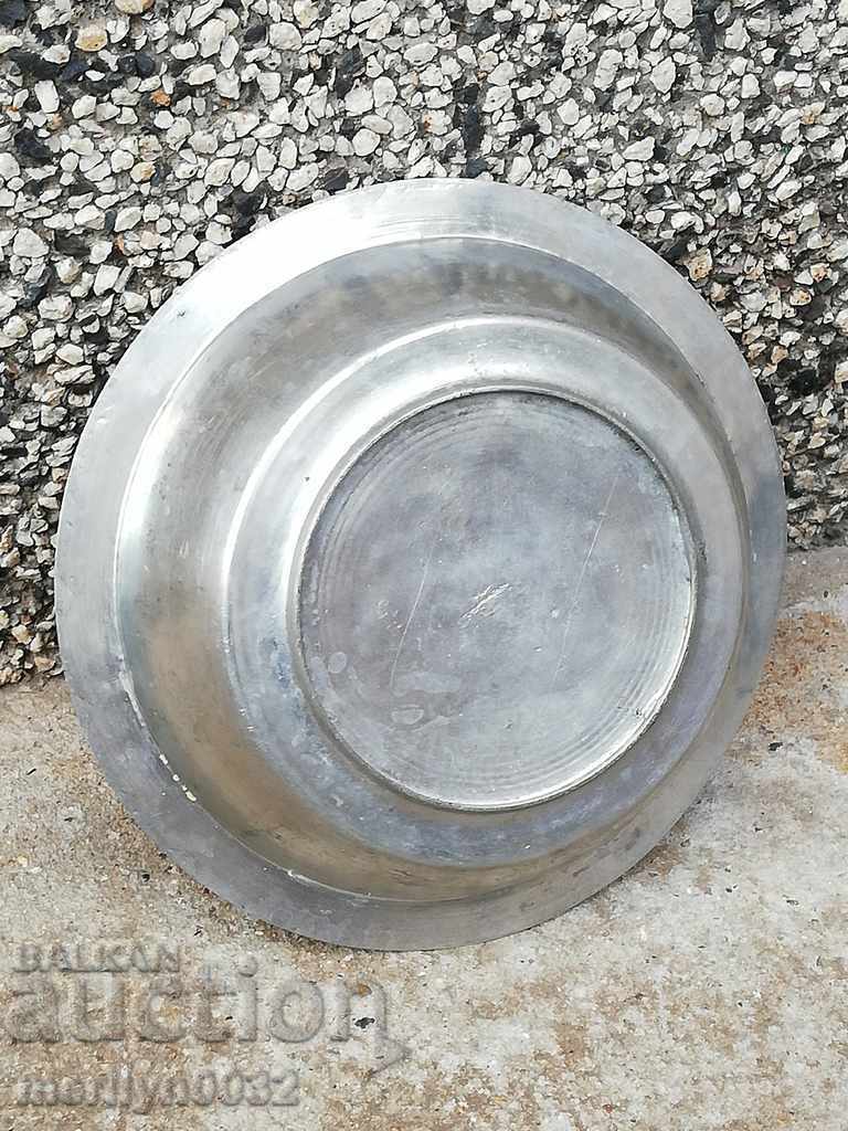 Old copper saucer, copper, pot, plate, bowl - 5 Old copper saucer, copper, pot, plate, bowl - 5