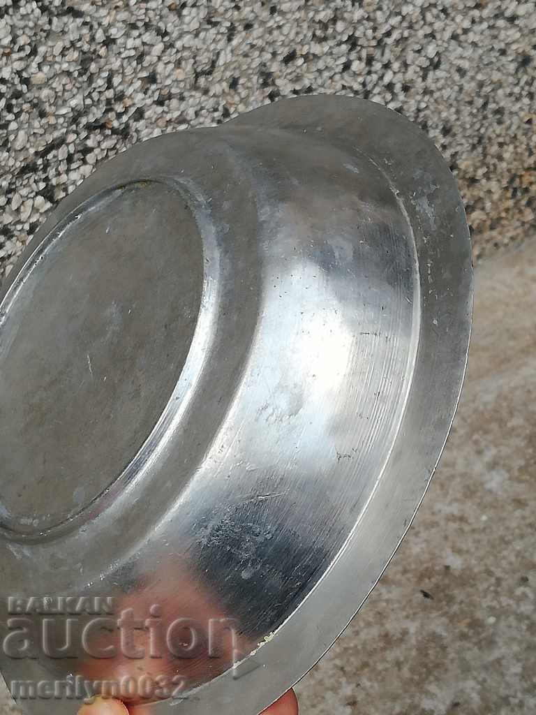 Old copper saucer, copper, pot, plate, bowl - 7 Old copper saucer, copper, pot, plate, bowl - 7