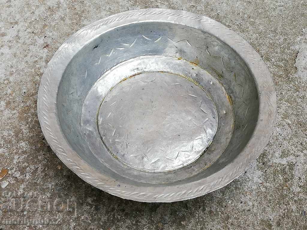 Old copper saucer, copper, pot, plate, bowl - 6 Old copper saucer, copper, pot, plate, bowl - 6