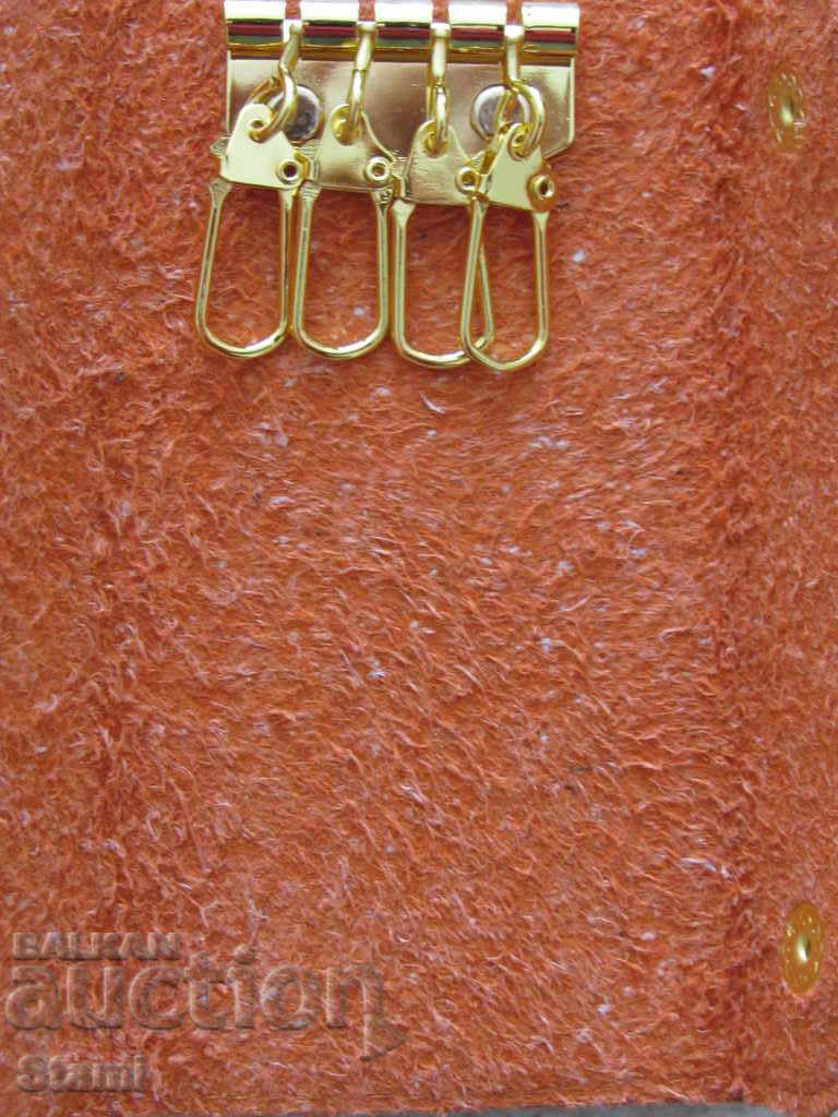 Authentic Mongolian Moose Leather Keychain-26 - 7 Authentic Mongolian Moose Leather Keychain-26 - 7