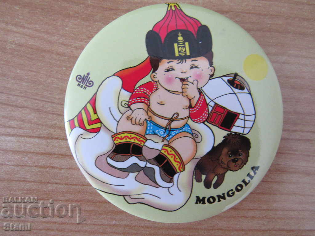 Genuine metal magnet-opener from Mongolia, series-50 with price 7.50 BGN | € 3.83 Genuine metal magnet-opener from Mongolia, series-50 with price 7.50 BGN | € 3.83