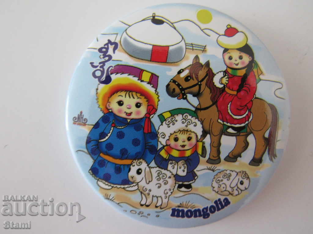 Auction Genuine metal magnet-opener from Mongolia, 51 series Auction Genuine metal magnet-opener from Mongolia, 51 series