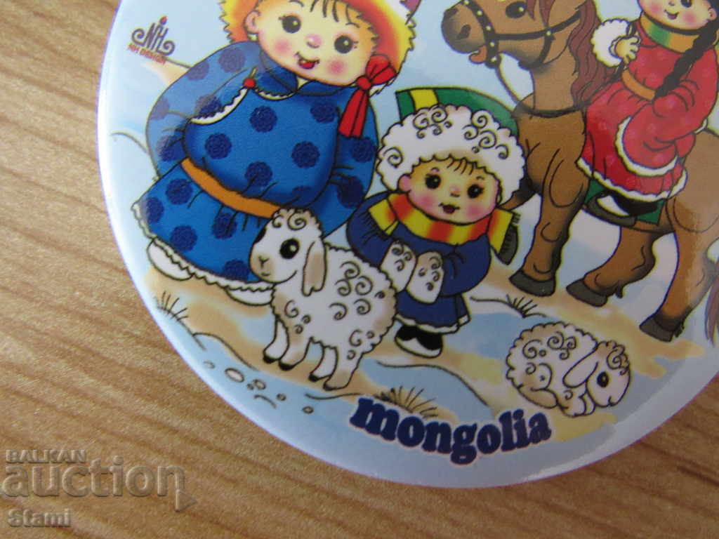 Genuine metal magnet-opener from Mongolia, 51 series - 5 Genuine metal magnet-opener from Mongolia, 51 series - 5