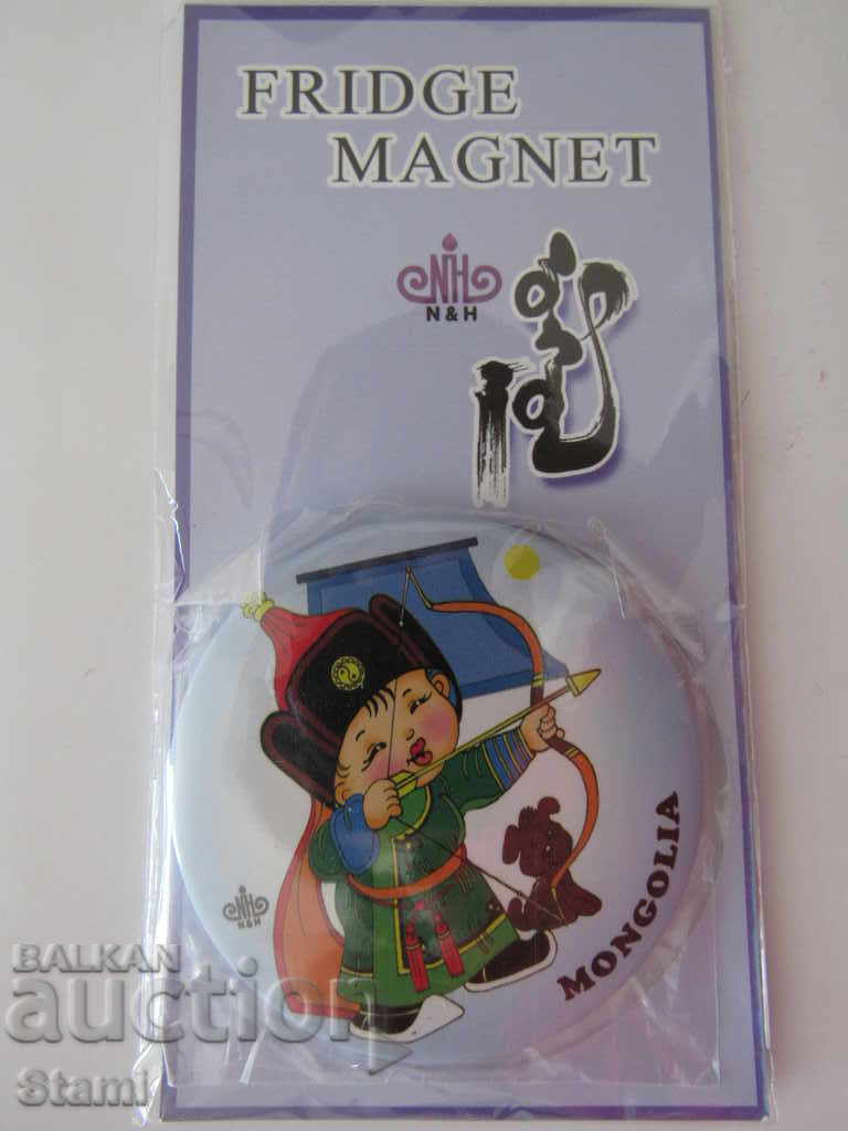 Auction Genuine Mongolian Metal Magnet-Opener, Series-52 Auction Genuine Mongolian Metal Magnet-Opener, Series-52