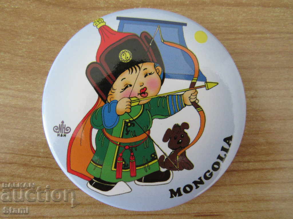 Genuine Mongolian Metal Magnet-Opener, Series-52 - 5 Genuine Mongolian Metal Magnet-Opener, Series-52 - 5