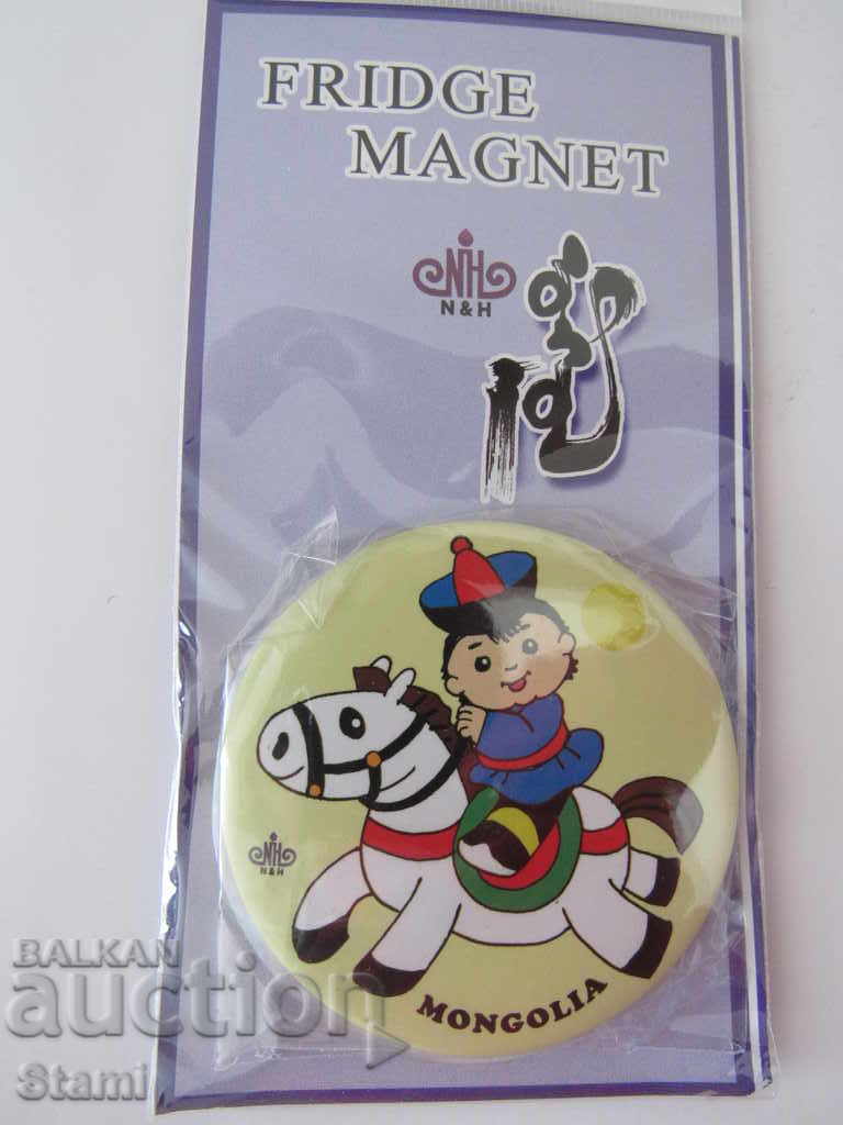 Genuine metal magnet-opener from Mongolia, 53 series with price 7.50 BGN | € 3.83 Genuine metal magnet-opener from Mongolia, 53 series with price 7.50 BGN | € 3.83