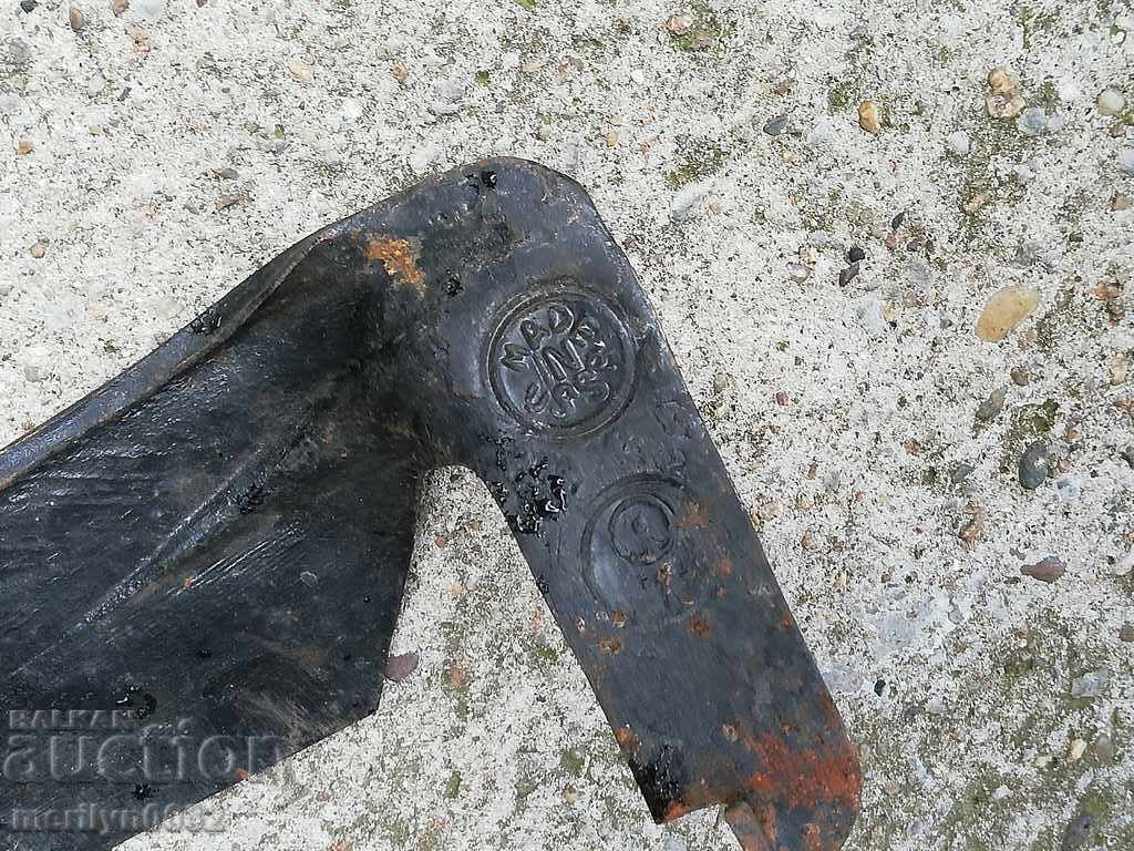 Old hand-forged mowing hair, wrought iron USSR - 6
