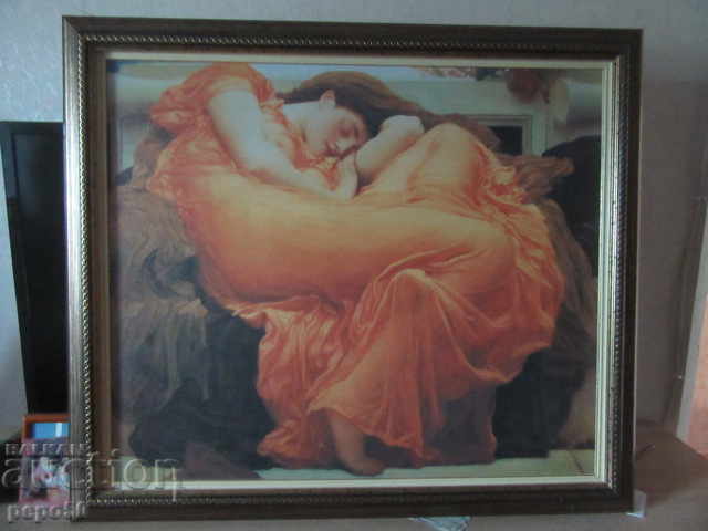 BEAUTIFUL FRAMED PICTURE - 65x55cm/74x64 with the frame/ with price 200.00 BGN | € 102.26