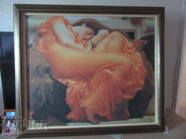 BEAUTIFUL FRAMED PICTURE - 65x55cm/74x64 with the frame/