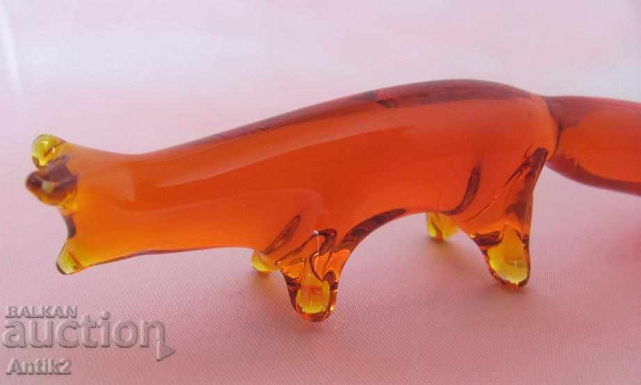 Old Crystal Glass Figurines 3 pieces - 5 Old Crystal Glass Figurines 3 pieces - 5