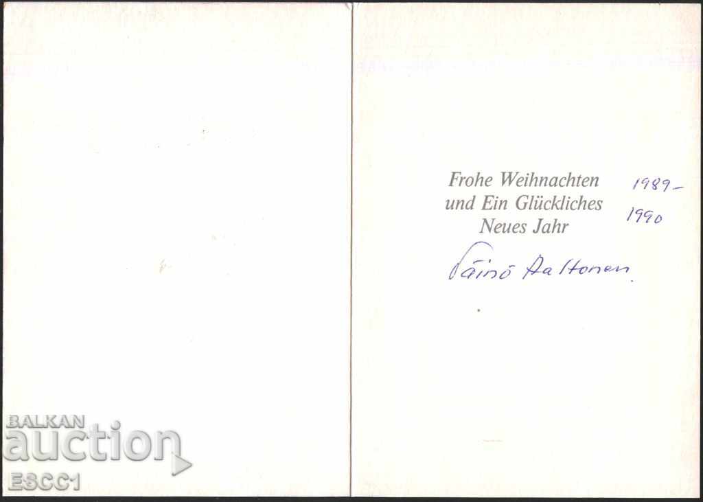 Christmas card 1989 from Finland with price 1.50 BGN | € 0.77 Christmas card 1989 from Finland with price 1.50 BGN | € 0.77