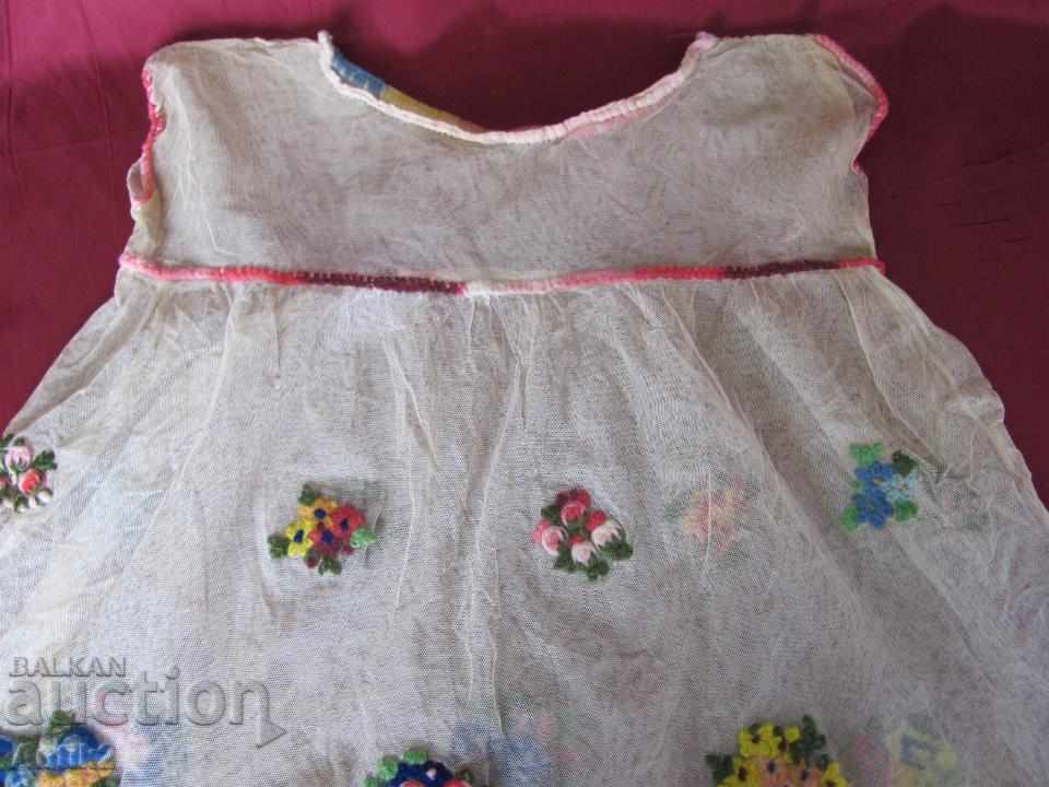 19th Century Children's Dress Hand Embroidered - 7 19th Century Children's Dress Hand Embroidered - 7