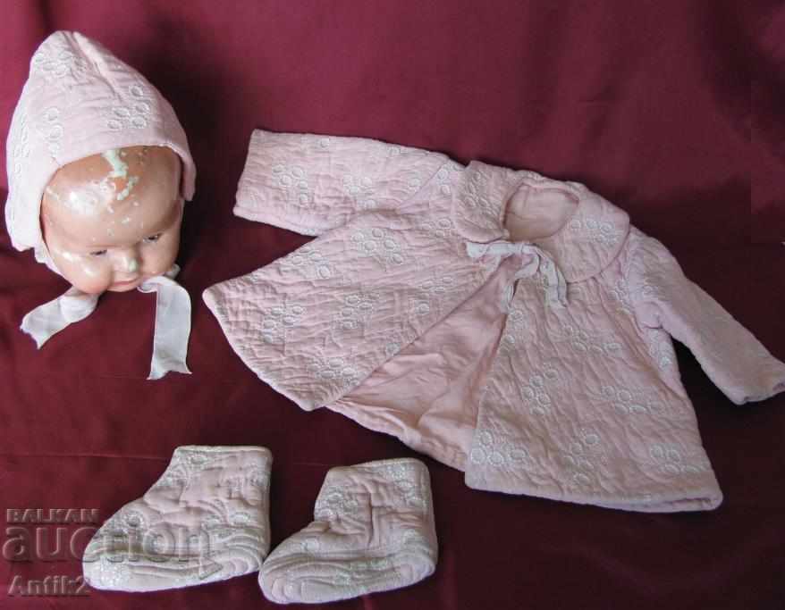 19 век Антикварен Бебешки Комплект