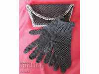 30 Old Women's Bag and Gloves