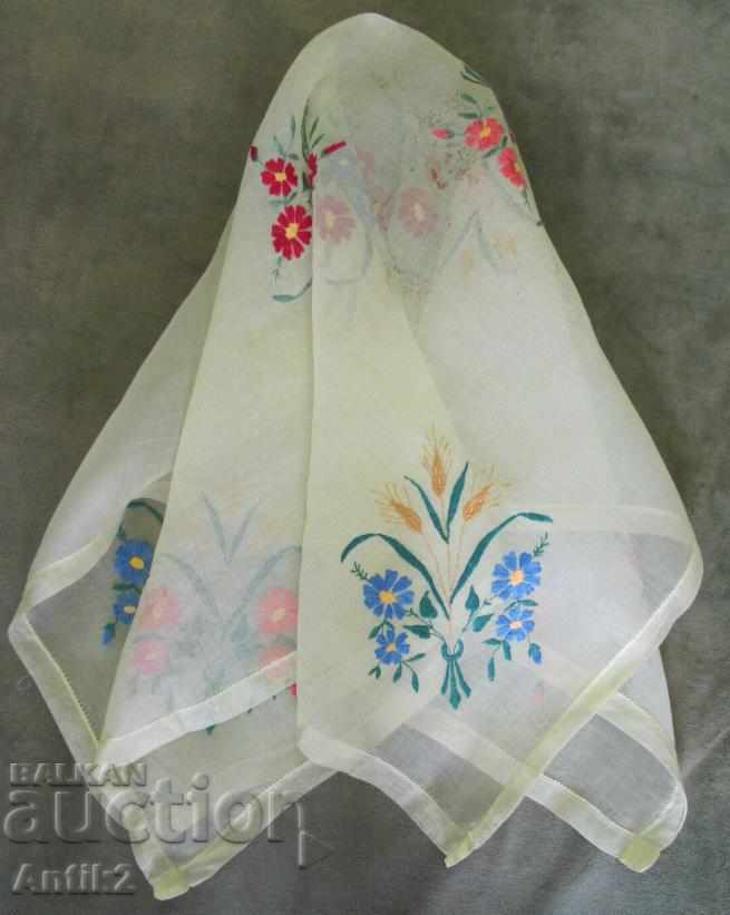 19th Century Hand Embroidered Box, Cover - 7 19th Century Hand Embroidered Box, Cover - 7