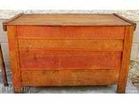150-YEAR-OLD REVIVAL WOODEN THREADED BOX CHEST