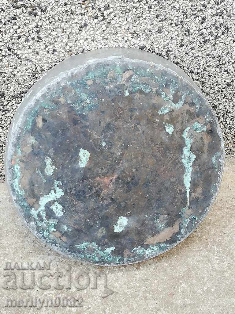 Παράδοση Tin δίσκο, έδρα, χαλκού, μπλε Παράδοση Tin δίσκο, έδρα, χαλκού, μπλε