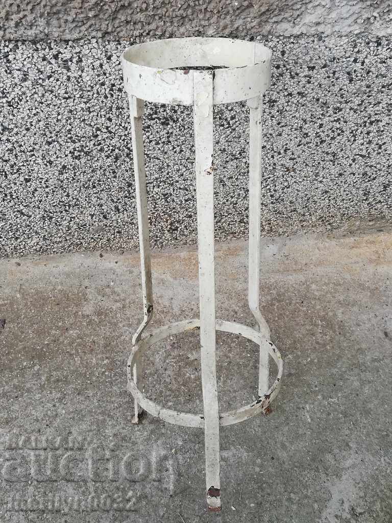 Flower stand, spittoon, wrought iron, candle holder, torch stand