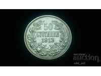 Coin - 50 stotinki 1913, silver
