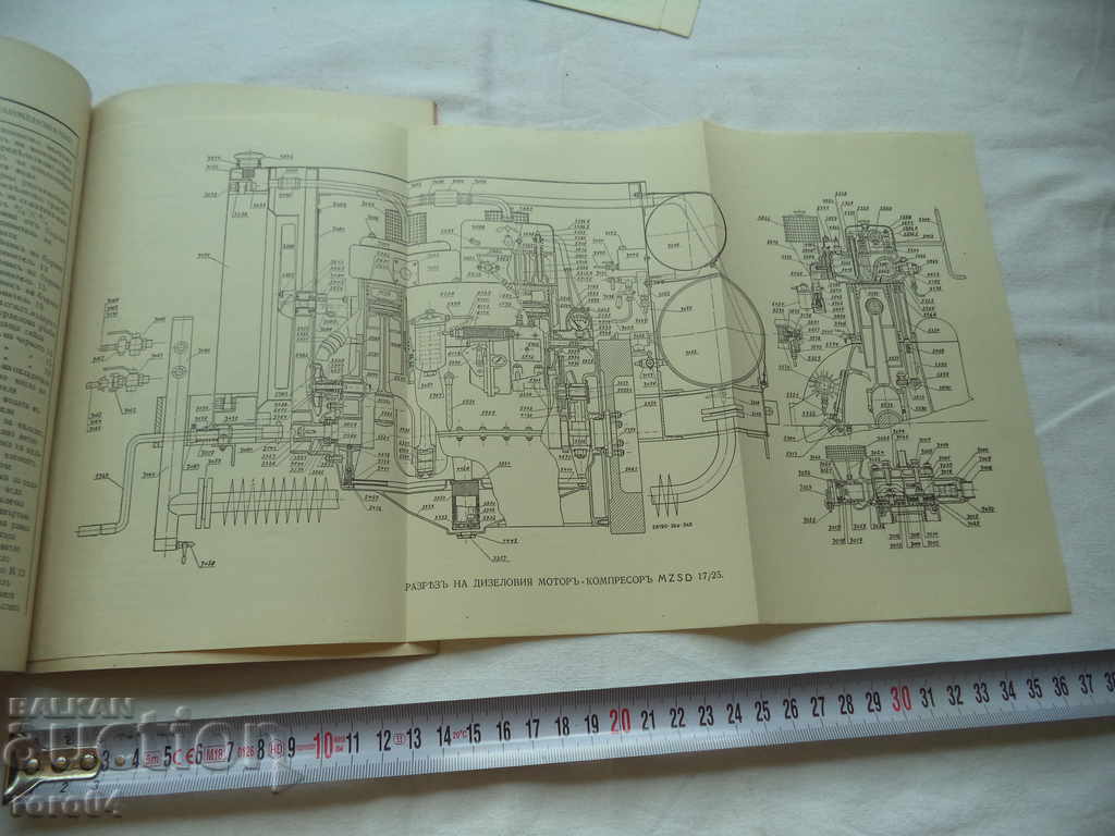 DIESEL MOTOR - COMPRESOR - DEMAG - TIP MZSD 17/25 - 6