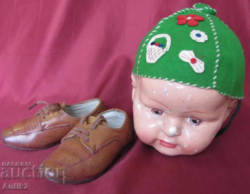 30 πρωτότυπο παιδικό καπέλο και παιδικά δερμάτινα παπούτσια