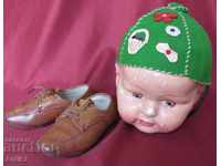 30 πρωτότυπο παιδικό καπέλο και παιδικά δερμάτινα παπούτσια