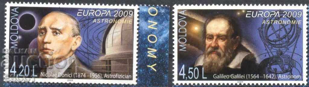 Чисти марки Европа СЕПТ  2009  от Молдова
