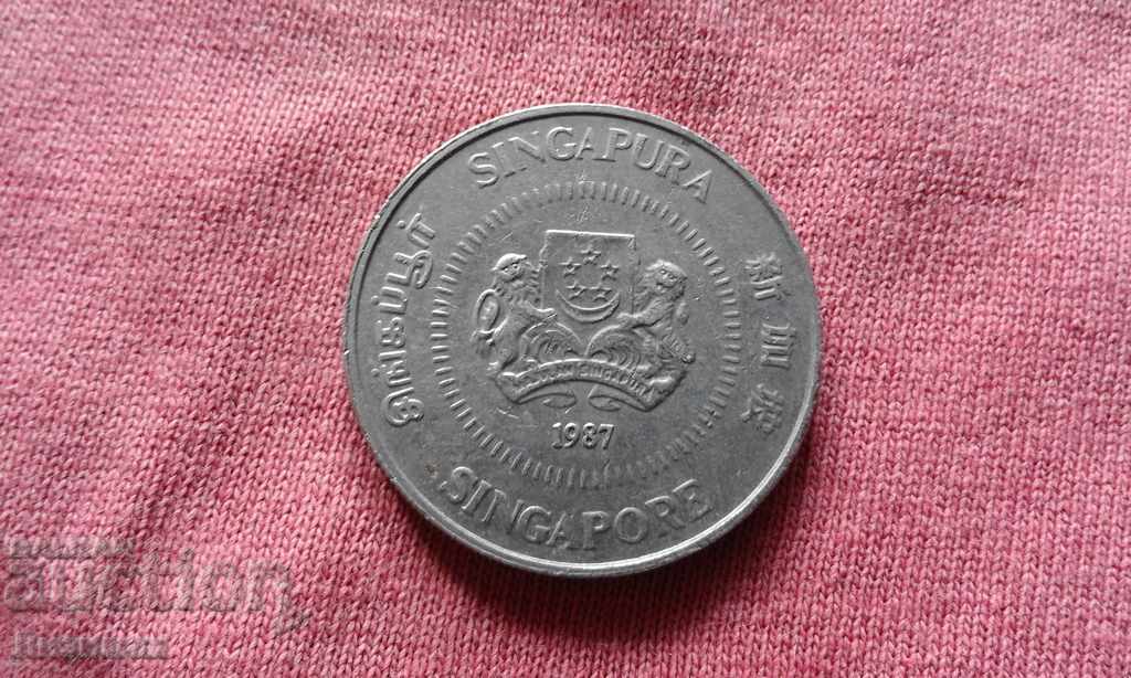 50 cents 1987 Singapore with price 1.00 BGN | € 0.51