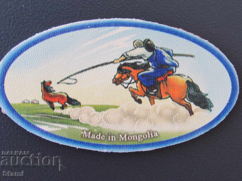 Genuine leather magnet from Mongolia-31 series with price 7.90 BGN | € 4.04